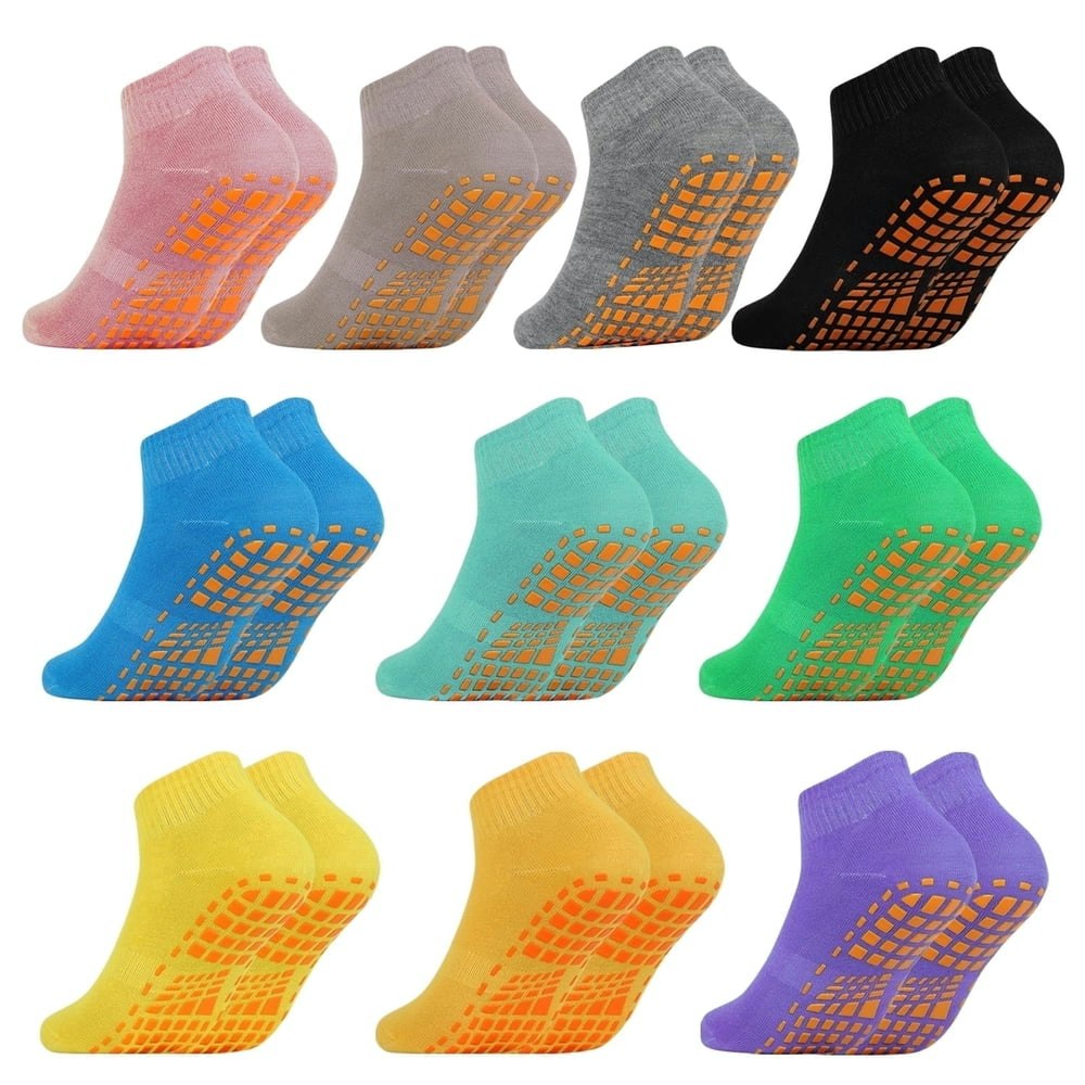 Usavemo Non-Slip Yoga Socks 10-Pack: $14.85 Usavemo Non-Slip Yoga Socks 10-Pack: $14.85