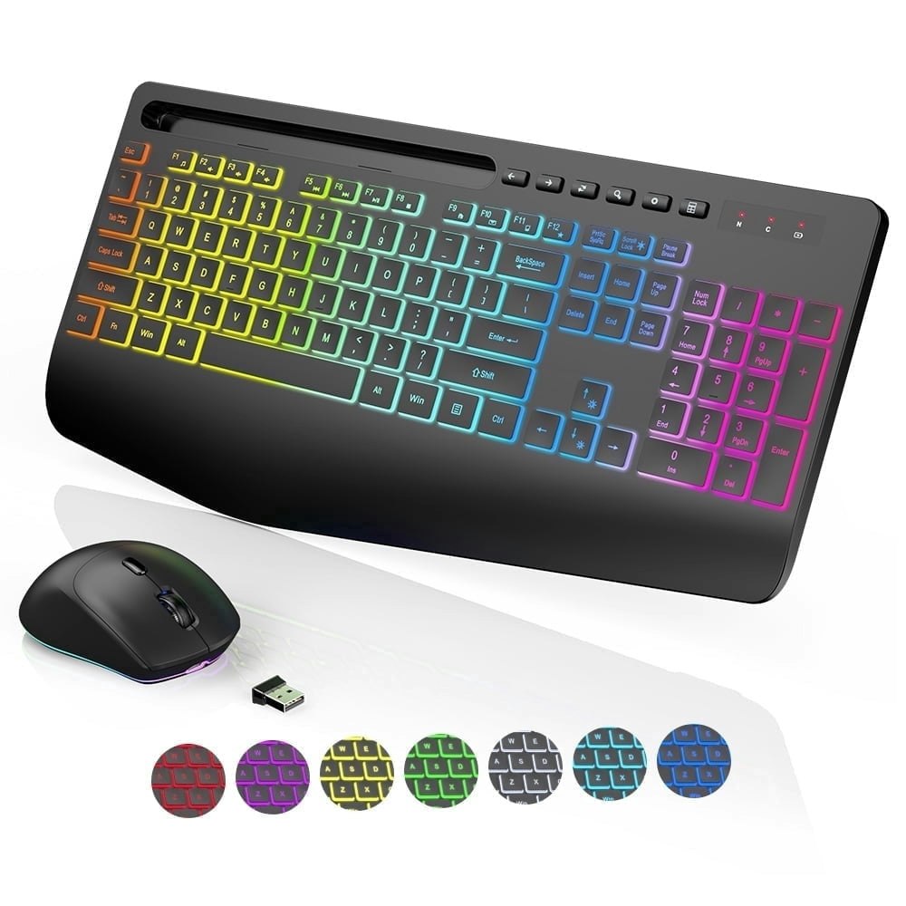 Wireless Keyboard and Mouse Combo: $37.89