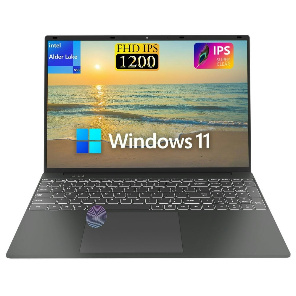Sanptent 16-Inch Laptop 16GB RAM 512GB SSD Intel N95 Windows 11 Pro: $289.59