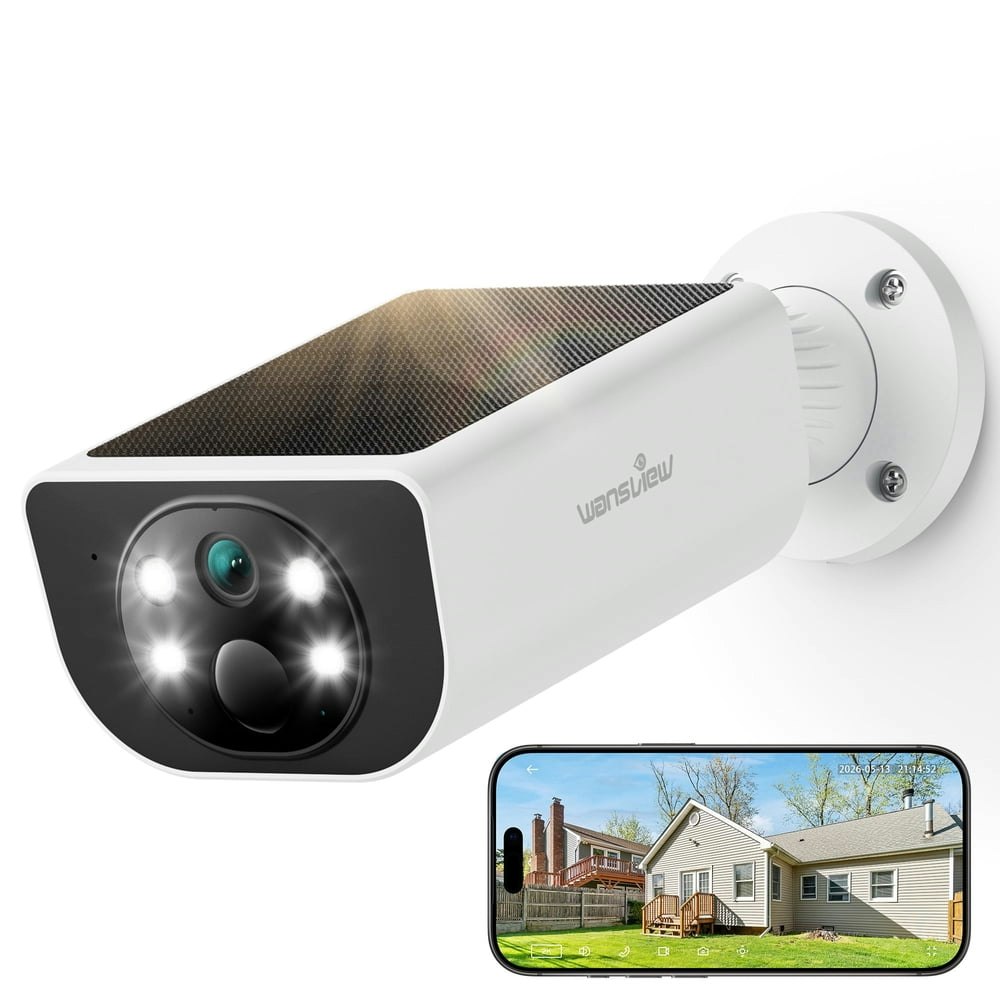Wansview 2K Wireless Outdoor Solar Security Camera: $35.99 Wansview 2K Wireless Outdoor Solar Security Camera: $35.99