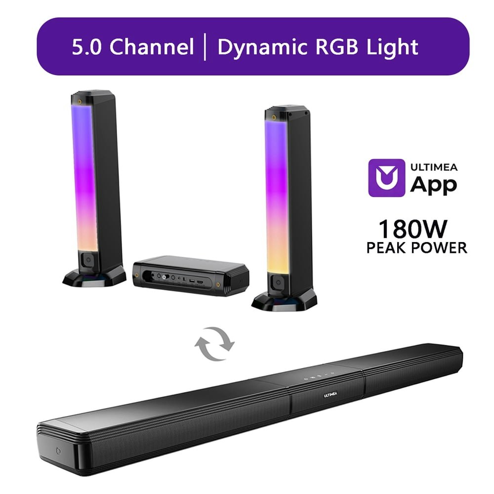 Ultimea Apollo S70 5.0-Channel Soundbar: $69.99 Ultimea Apollo S70 5.0-Channel Soundbar: $69.99
