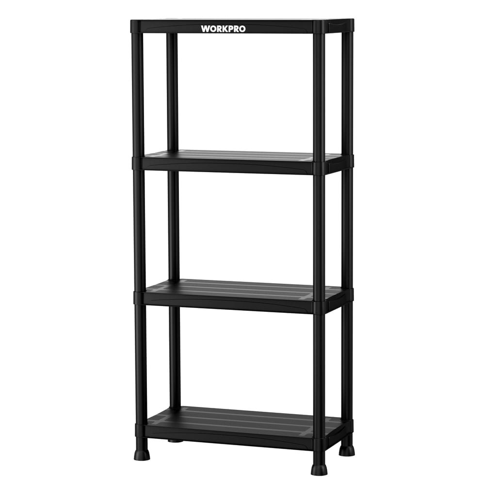 WORKPRO 4-Tier Plastic Storage Shelf: $39.99 WORKPRO 4-Tier Plastic Storage Shelf: $39.99