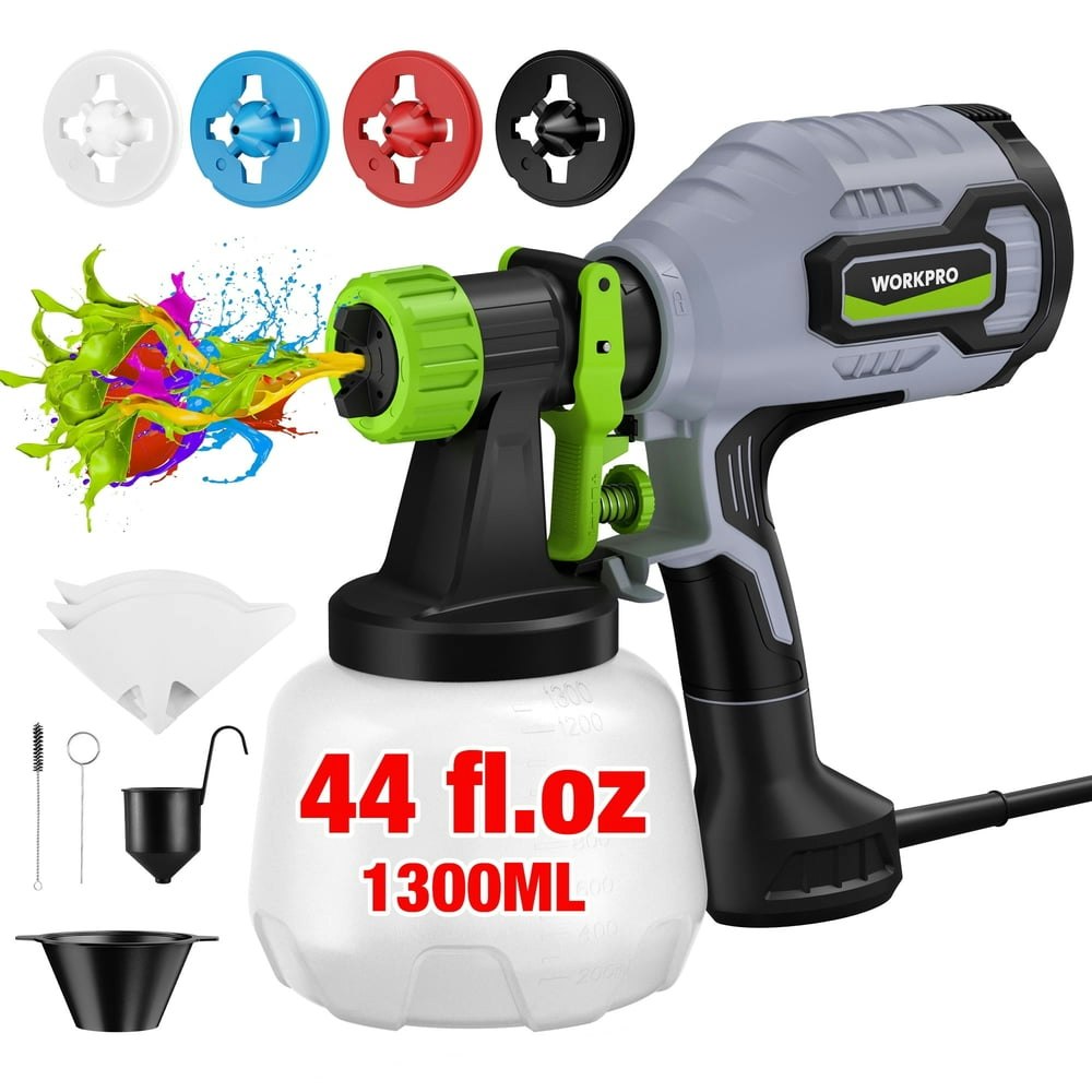 Workpro 600W HVLP Paint Sprayer: $28.99
