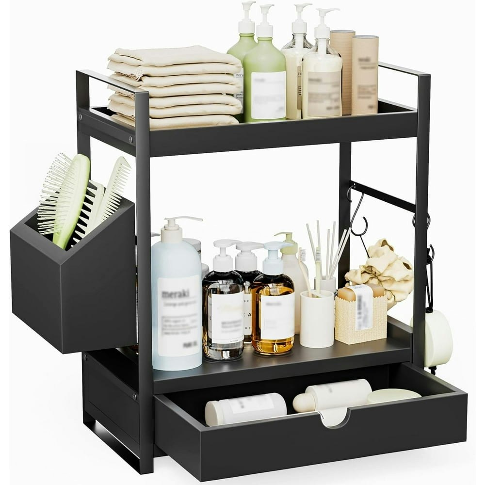 Gijjgole 2-Tier Bathroom Counter Organizer: $26.89 Gijjgole 2-Tier Bathroom Counter Organizer: $26.89