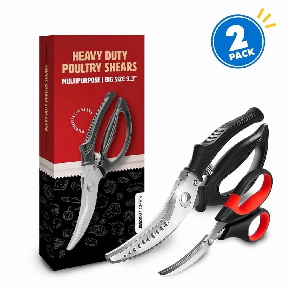 Jeexi Heavy Duty Poultry Shears: $11.99 Jeexi Heavy Duty Poultry Shears: $11.99
