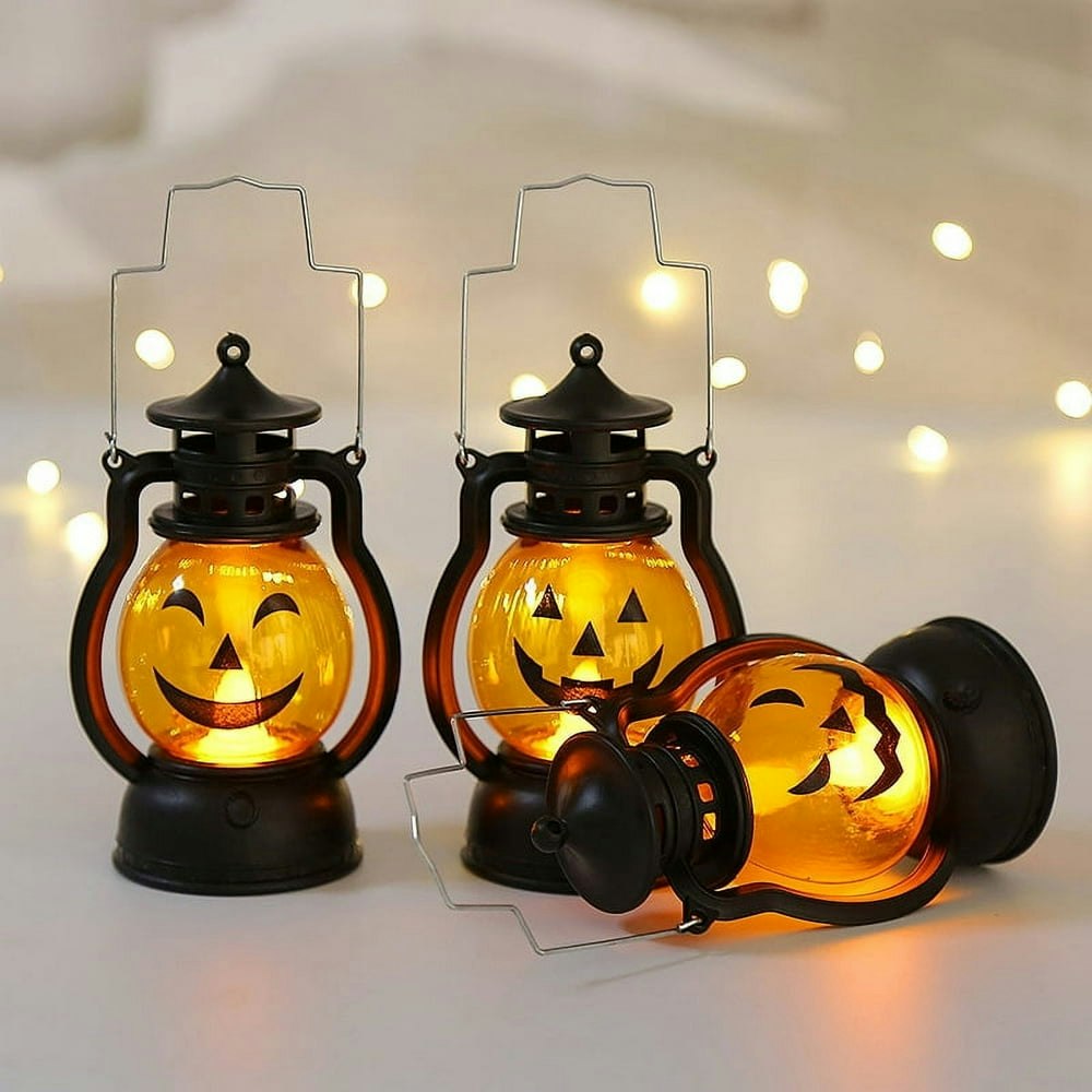 Halloween LED Lantern Lights 3-Pack: $13.55