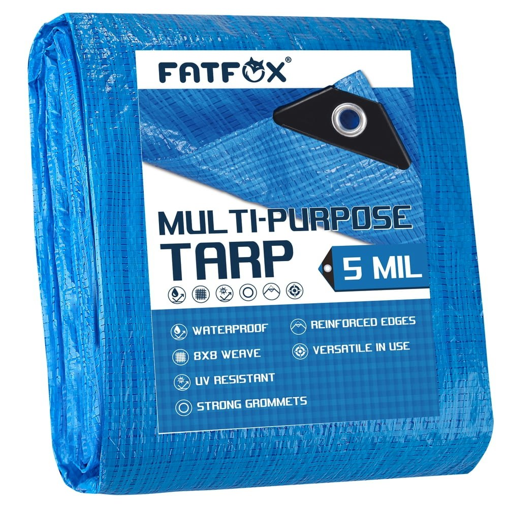 Fatfox 6x8-Foot 5-Mil Poly Tarp: $8.09 Fatfox 6x8-Foot 5-Mil Poly Tarp: $8.09