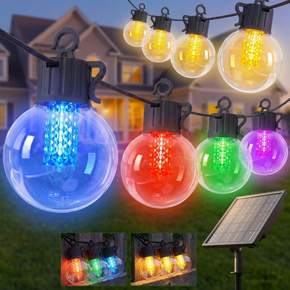 50-Foot 25-LED Solar Outdoor String Lights: $22.69 50-Foot 25-LED Solar Outdoor String Lights: $22.69