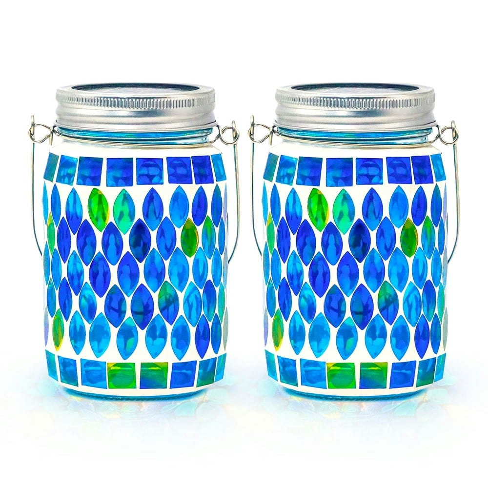 Rirool Solar Mosaic Glass Hanging Lantern 2-Pack: $16.58 Rirool Solar Mosaic Glass Hanging Lantern 2-Pack: $16.58
