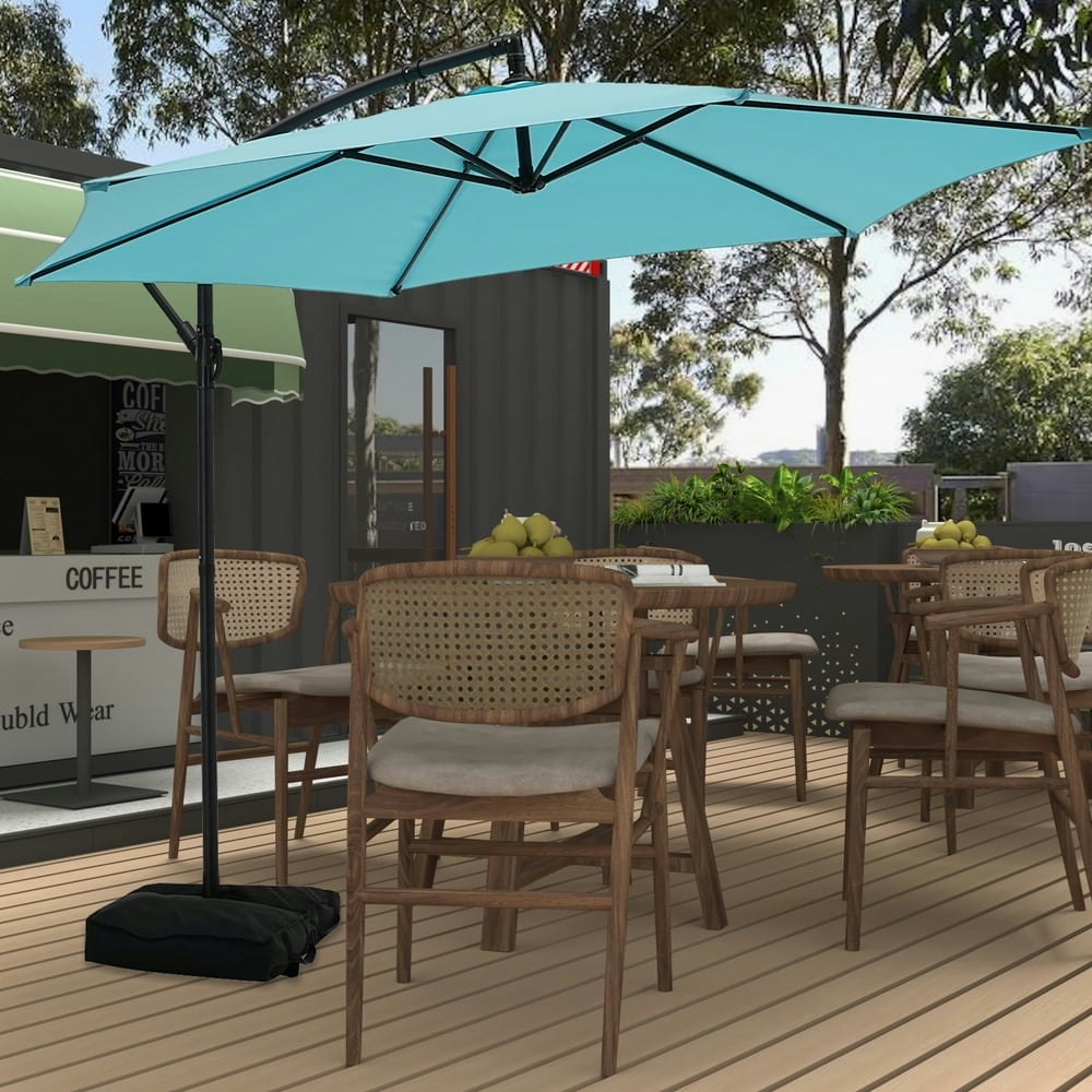Autlaycil 10FT Cantilever Patio Umbrella: $73.99 Autlaycil 10FT Cantilever Patio Umbrella: $73.99