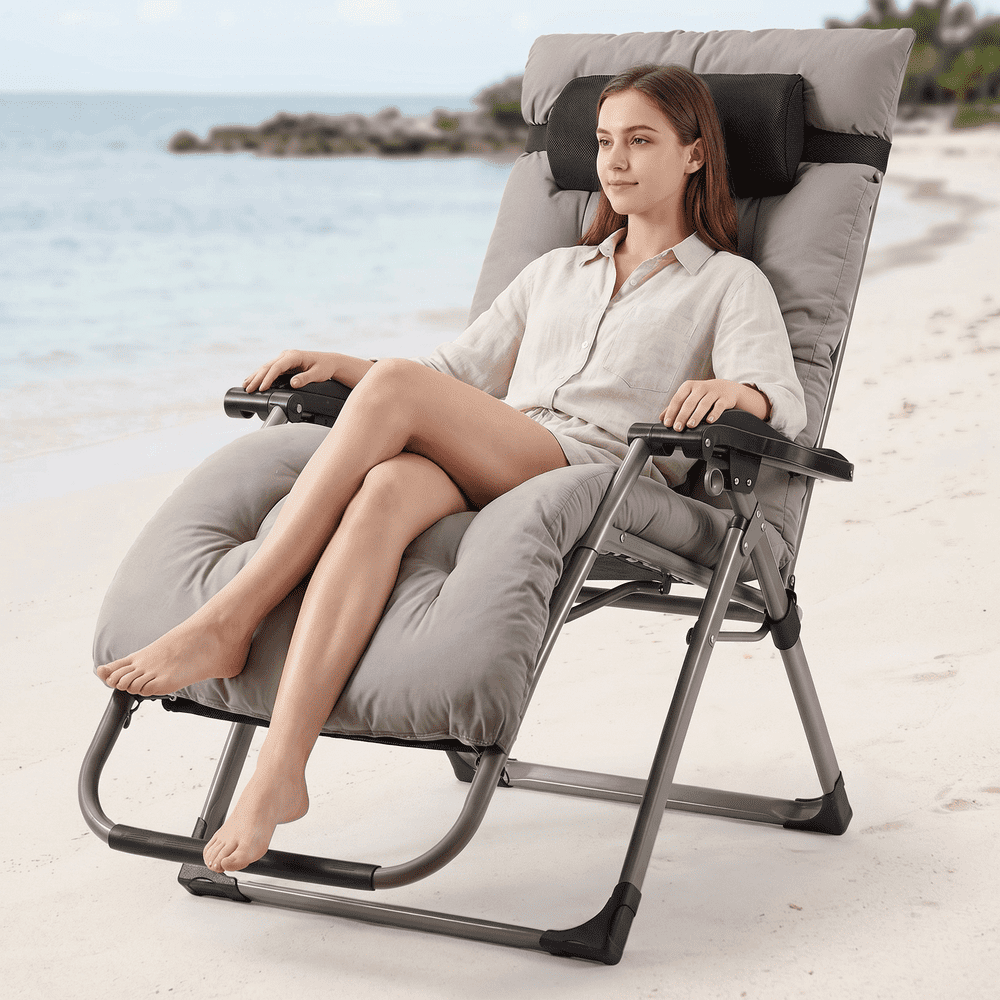 Naipo Zero Gravity Foldable Padded Lounge Chair: $66.39 Naipo Zero Gravity Foldable Padded Lounge Chair: $66.39