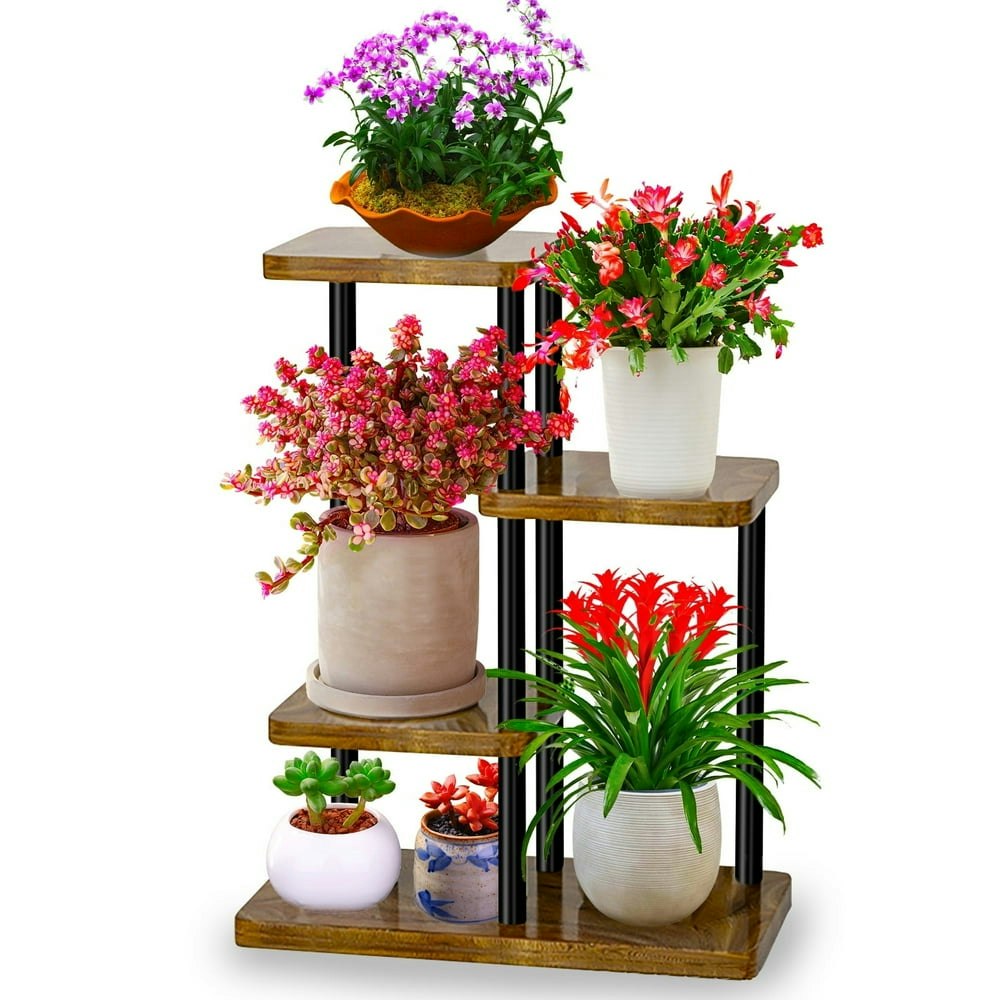 Flyclix 4-Tier Metal Plant Stand: $15.99 Flyclix 4-Tier Metal Plant Stand: $15.99