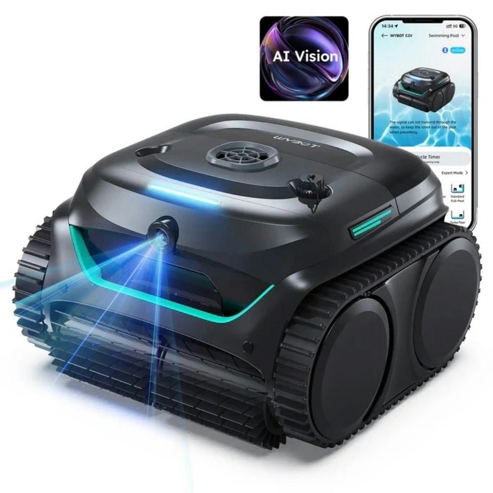 WYBOT C2 Vision AI Robotic Pool Vacuum: $664.99 WYBOT C2 Vision AI Robotic Pool Vacuum: $664.99