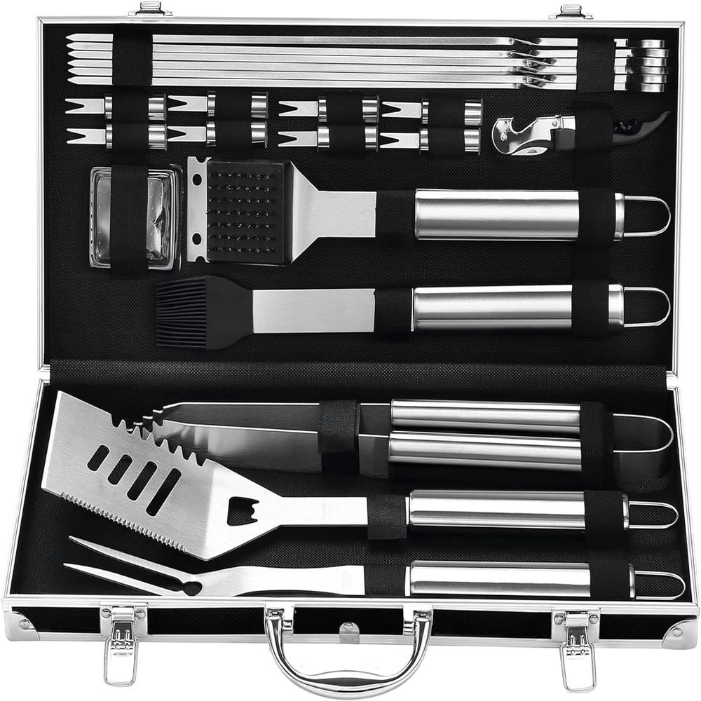 Grilljoy 22-Piece Grill Tool Set: $24.69