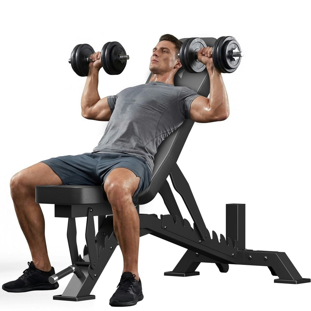 Fastes 8-Position Foldable Weight Bench: $109.99