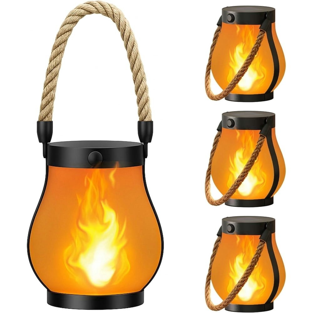 Gkcity Solar-Powered LED Flame Lantern: $13.92
