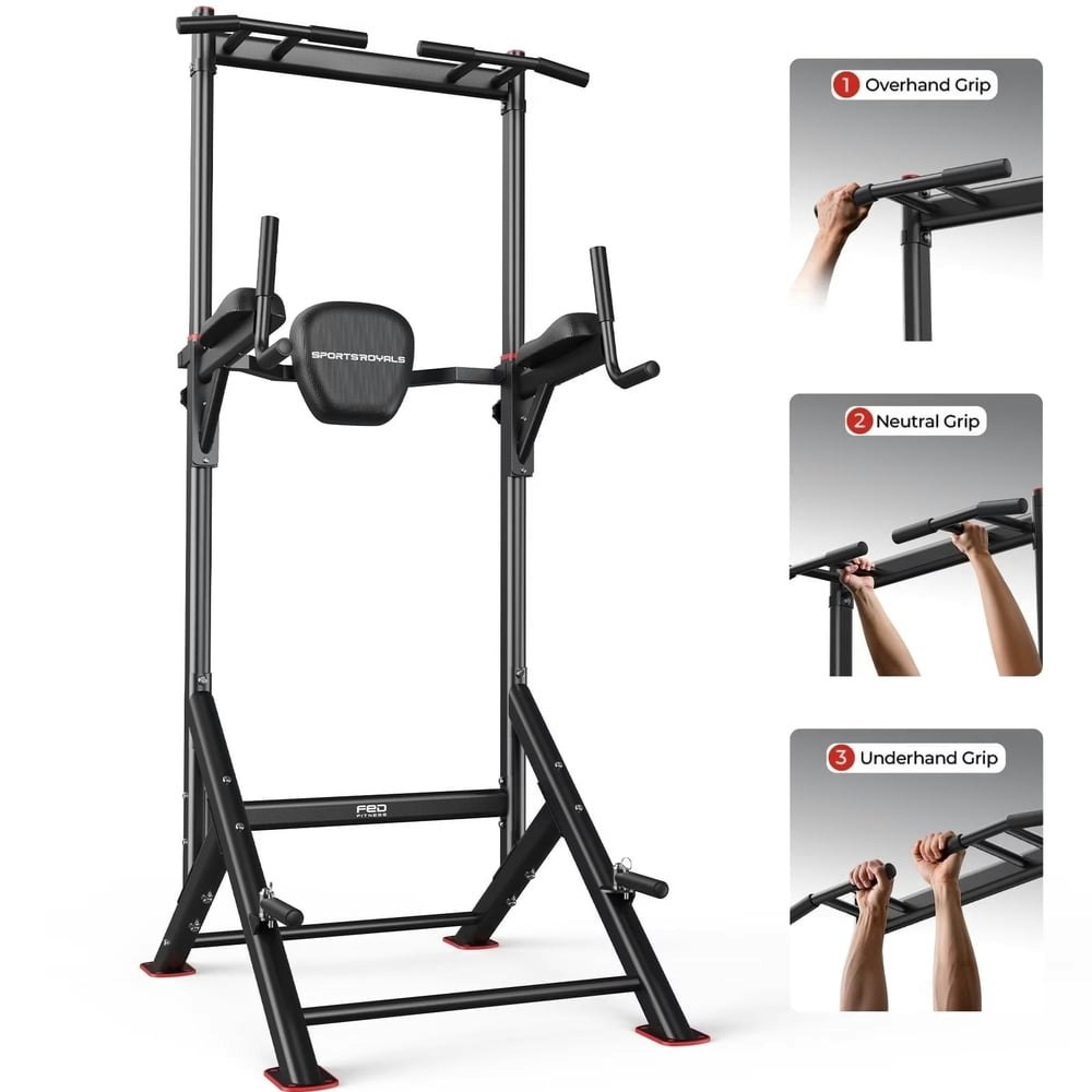 Sportsroyals 450-Pound Power Tower Pull Up and Dip Station: $174.99 Sportsroyals 450-Pound Power Tower Pull Up and Dip Station: $174.99