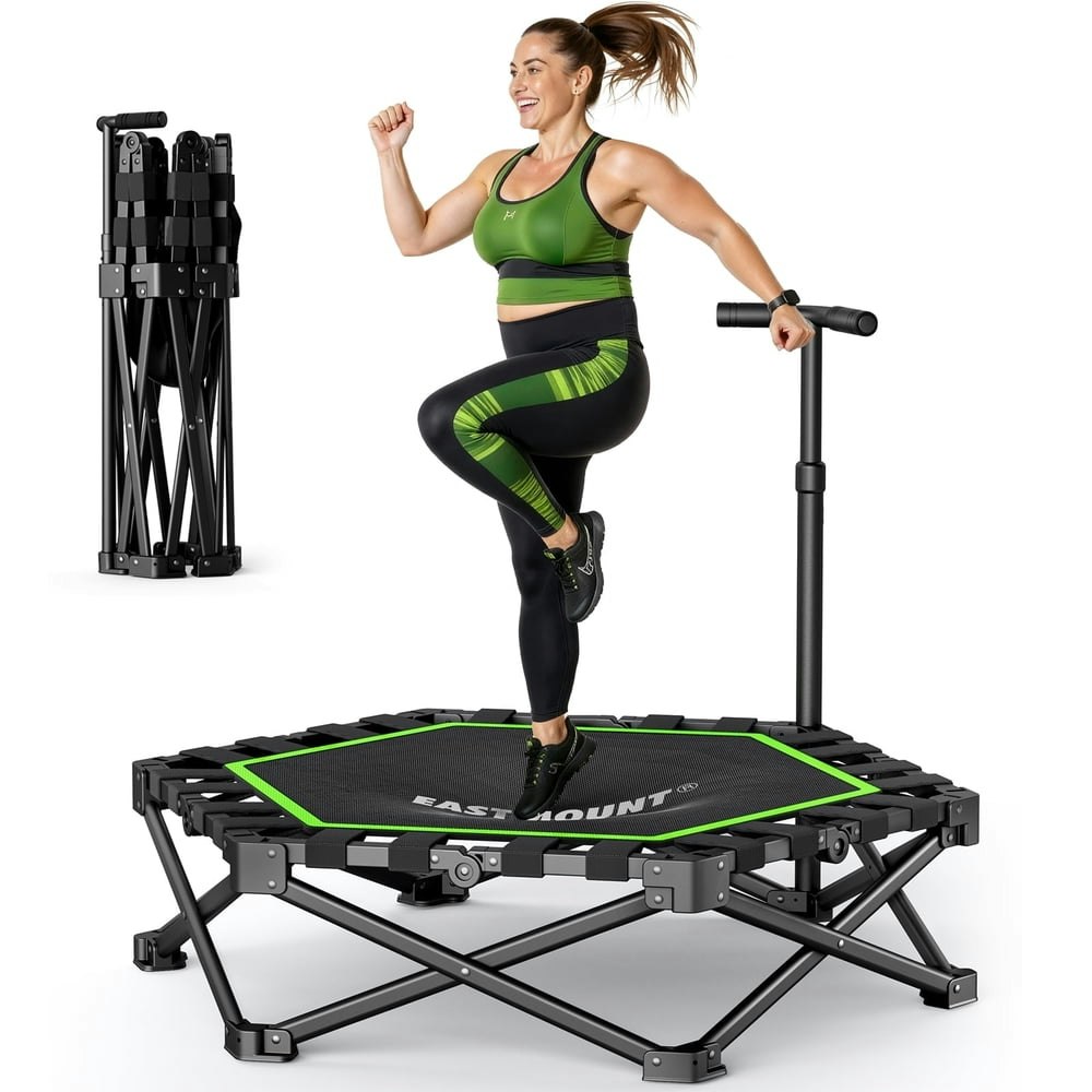 East Mount 42-Inch Foldable Mini Fitness Trampoline: $89.99 East Mount 42-Inch Foldable Mini Fitness Trampoline: $89.99