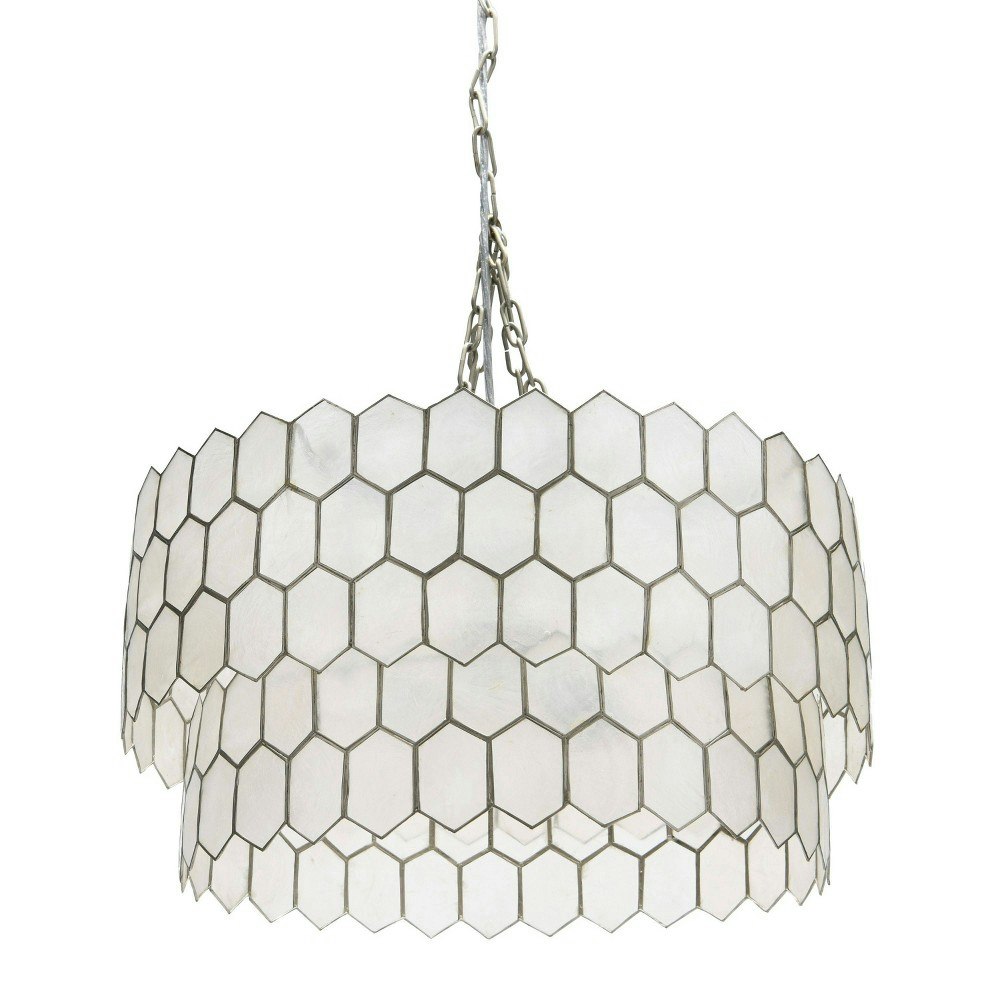 Storied Home 2-Tier Capiz Chandelier: $178.99