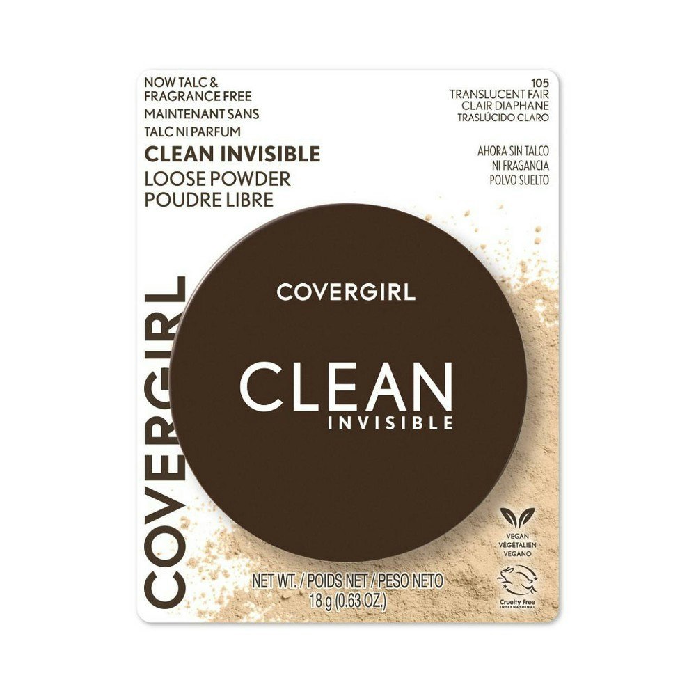 COVERGIRL Clean Invisible Loose Powder Translucent Fair 0.63 oz: $6.79 COVERGIRL Clean Invisible Loose Powder Translucent Fair 0.63 oz: $6.79