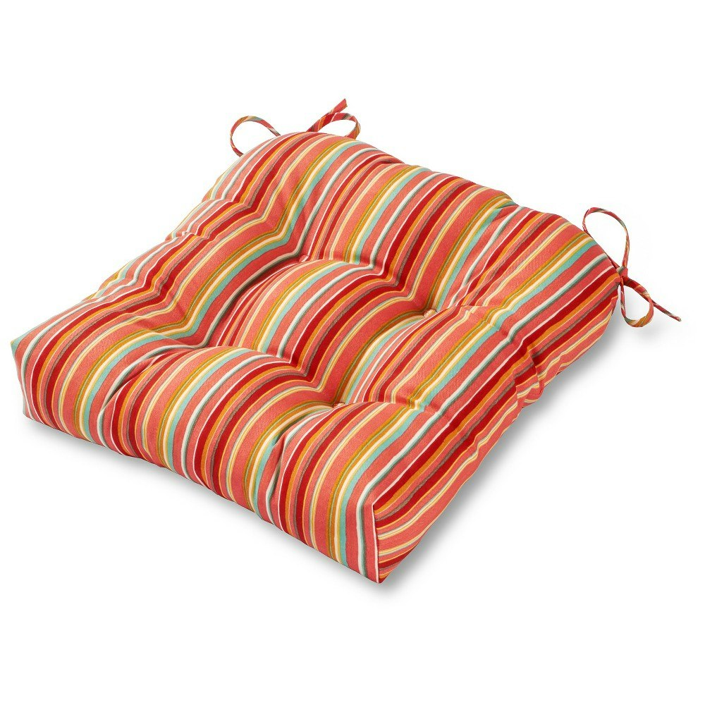 Kensington Garden 20"x20" Striped Outdoor Chair Cushion: $39.99 Kensington Garden 20"x20" Striped Outdoor Chair Cushion: $39.99