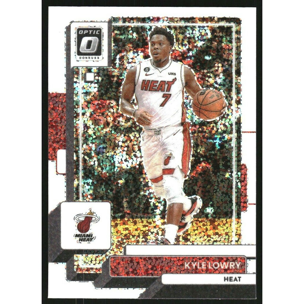 2022-23 Donruss Optic White Sparkle #144 Kyle Lowry: $10 2022-23 Donruss Optic White Sparkle #144 Kyle Lowry: $10