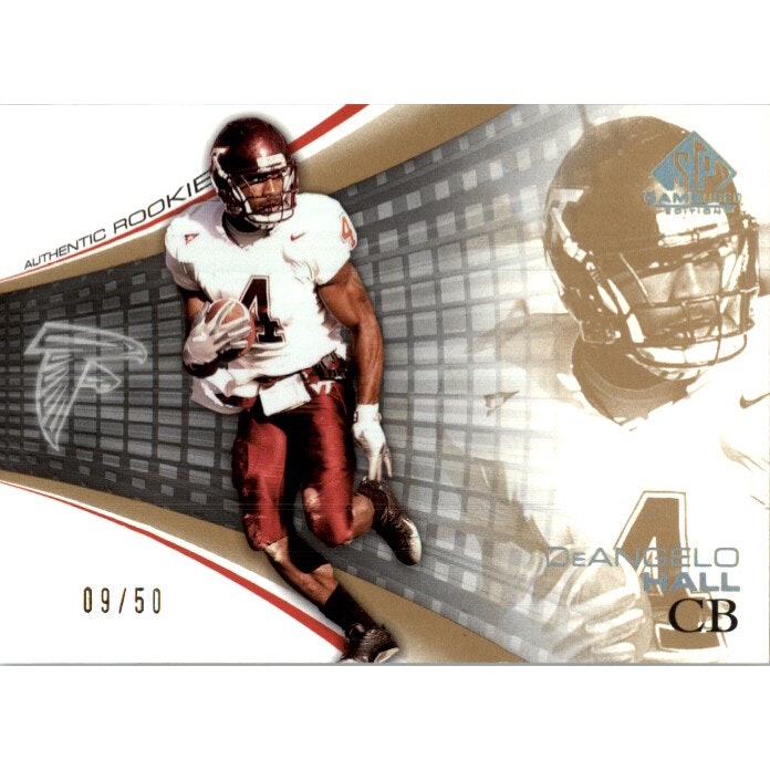 2004 SP Game Used Edition Gold DeAngelo Hall: $18 2004 SP Game Used Edition Gold DeAngelo Hall: $18