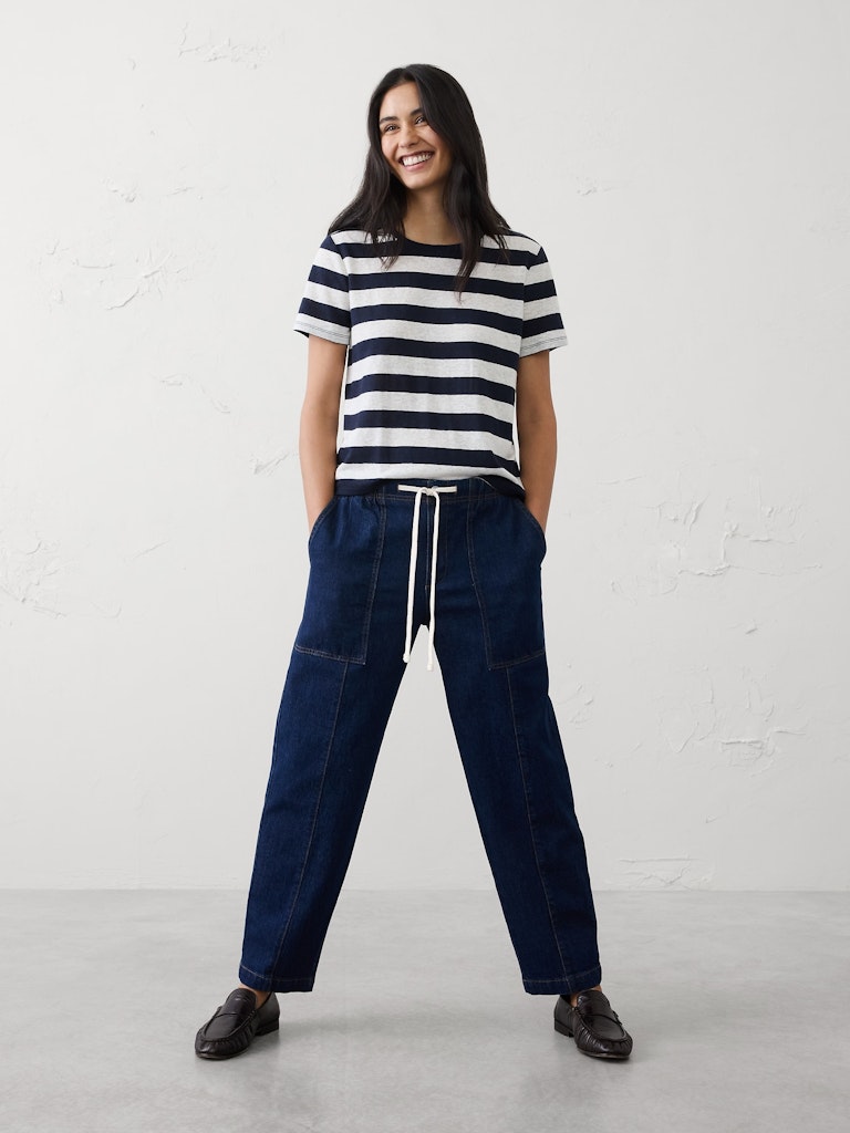 Linen-Blend T-Shirt: $20 Linen-Blend T-Shirt: $20