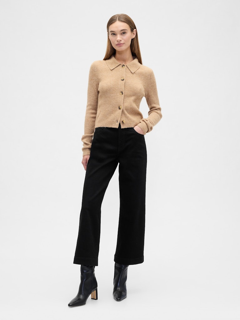 High Rise Wide-Leg Crop Jeans: $31.99 High Rise Wide-Leg Crop Jeans: $31.99