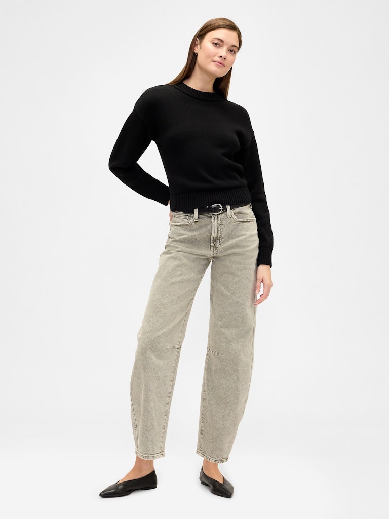 High Rise Barrel Jeans: $23.99 High Rise Barrel Jeans: $23.99