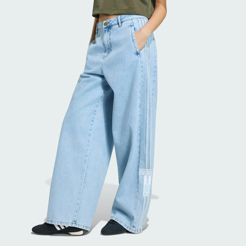 Adibreak Mid-Rise Wide-Leg Denim Pants: $110 Adibreak Mid-Rise Wide-Leg Denim Pants: $110