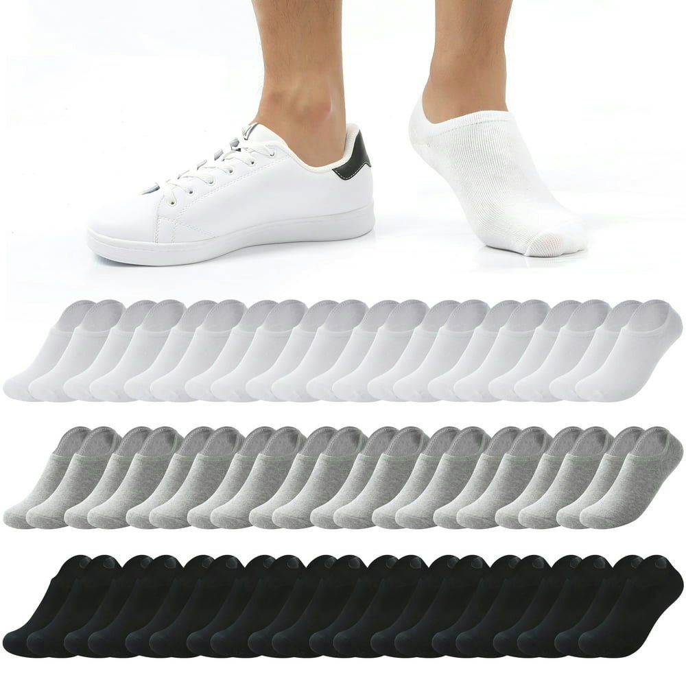 Usavemo Unisex No Show Socks 30-Pack: $17.98