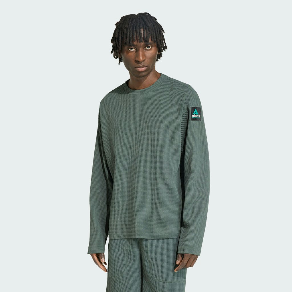 Adidas Equipment Waffle Long Sleeve Tee: $100 Adidas Equipment Waffle Long Sleeve Tee: $100