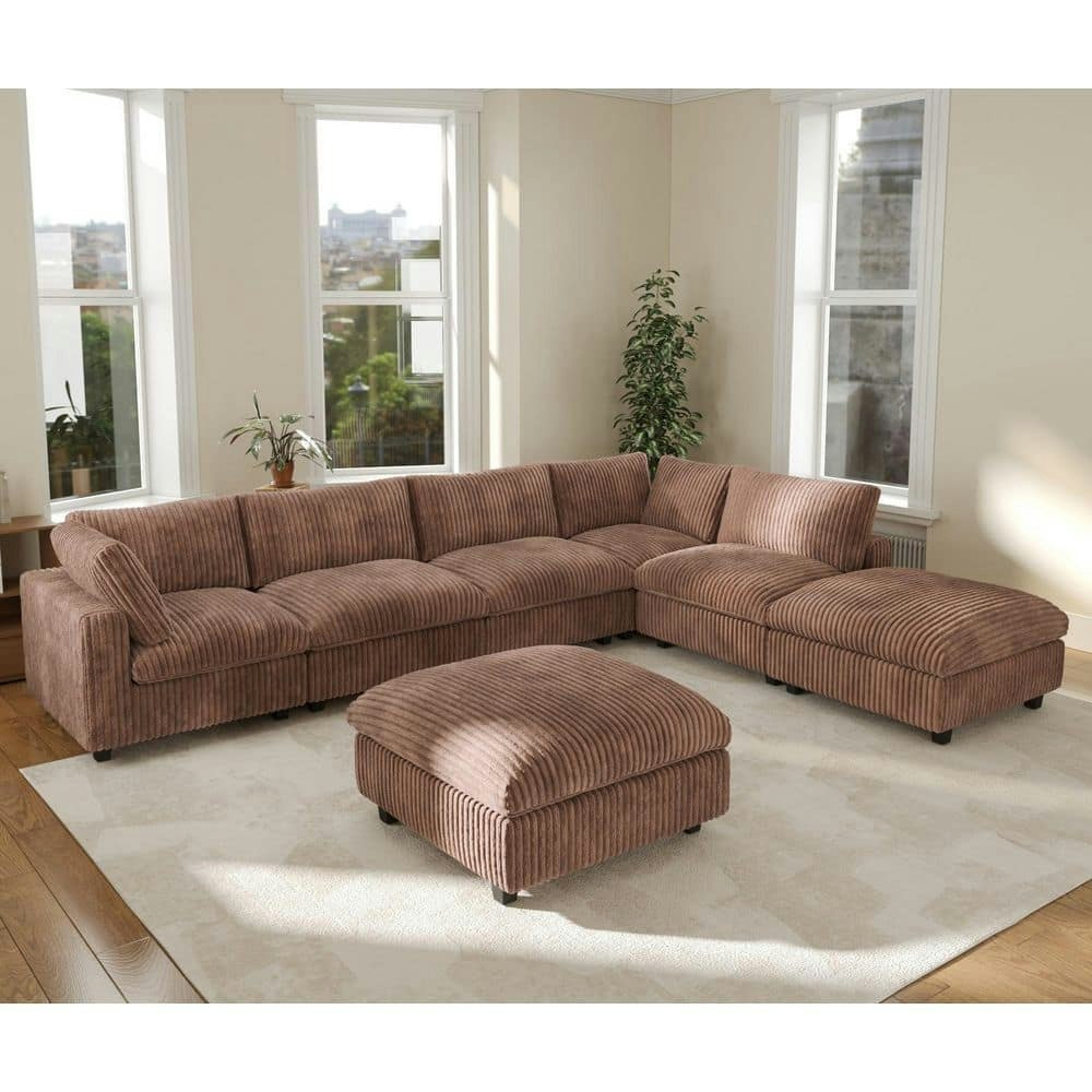 7-Piece L-Shaped Sectional Sofa: $1,784.12 7-Piece L-Shaped Sectional Sofa: $1,784.12
