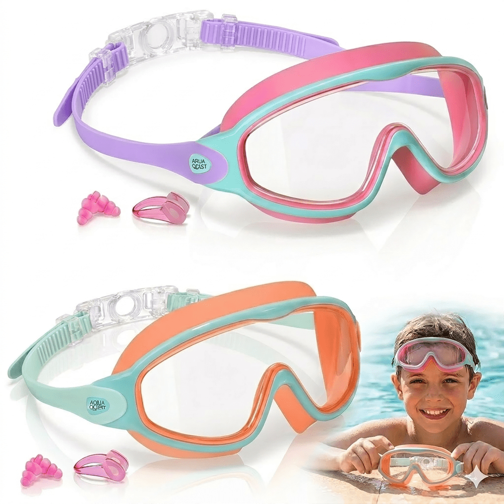 Kids' Anti-Fog UV Protection Swim Goggles 2-Pack: $12.49 Kids' Anti-Fog UV Protection Swim Goggles 2-Pack: $12.49