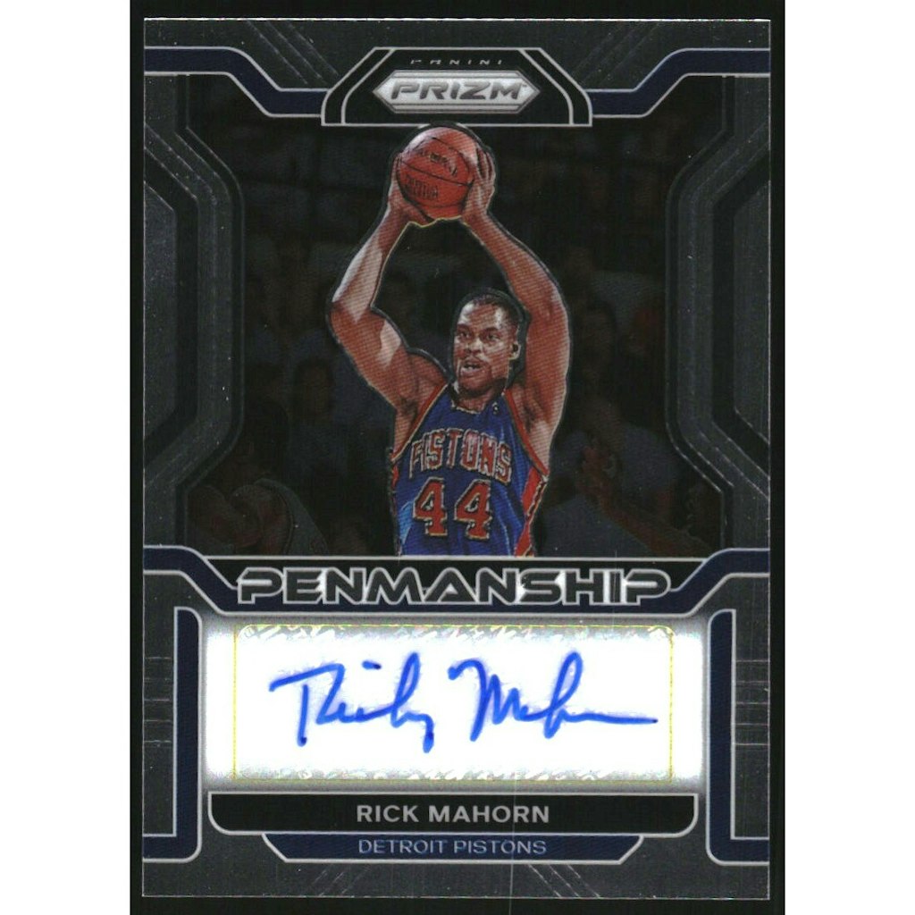 2021-22 Panini Prizm Penmanship #5 Rick Mahorn: $12 2021-22 Panini Prizm Penmanship #5 Rick Mahorn: $12