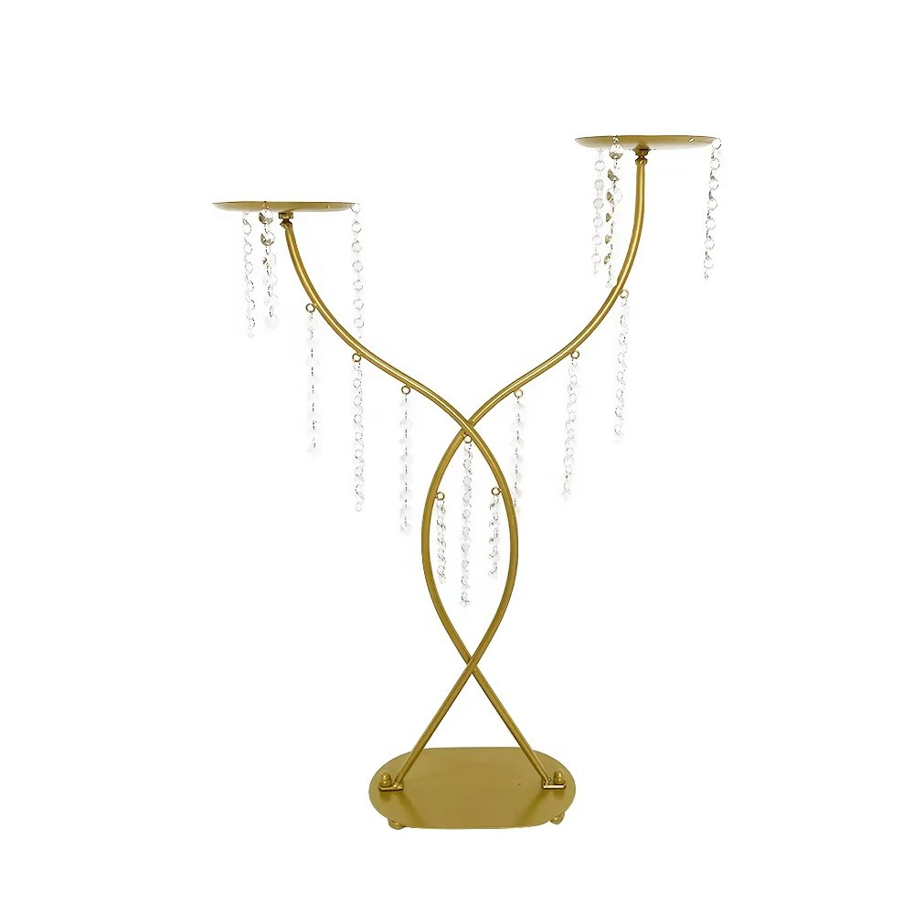 2 Metal Flower Stands: $40