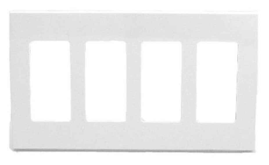 Leviton 4-Gang Decora Plus Screwless Snap-On Wallplate: $4.98 Leviton 4-Gang Decora Plus Screwless Snap-On Wallplate: $4.98