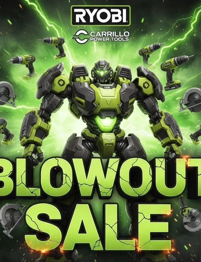 Ryobi Clearance on eBay Live: Deals from $1, from 7am