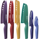 Astercook 6-Piece Color-Coded Kitchen Knife Set for $14 + free shipping w/ $35