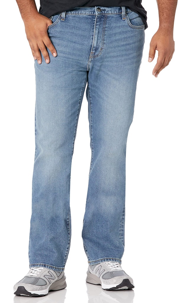 Amazon Essentials Men's Slim Fit Stretch Bootcut Jeans: from $16 Amazon Essentials Men's Slim Fit Stretch Bootcut Jeans: from $16