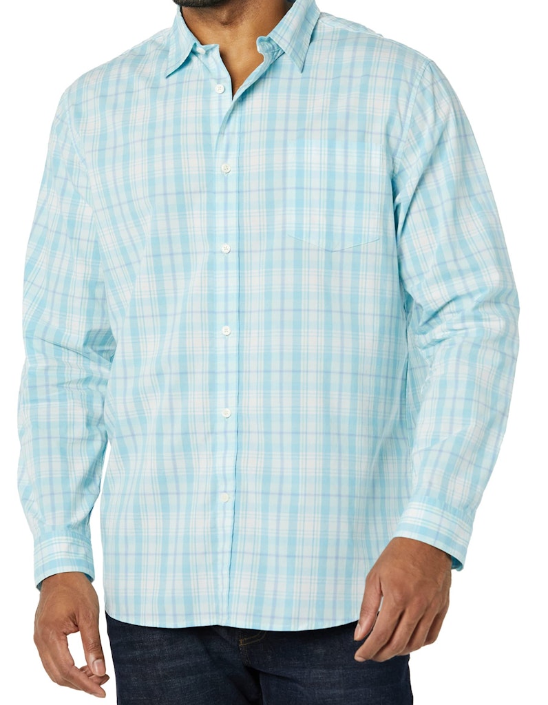 Amazon Essentials Men's Stretch Poplin Shirt: from $5.57 Amazon Essentials Men's Stretch Poplin Shirt: from $5.57