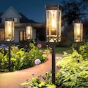 KPSTEK Solar Pathway Lights 2-Pack for $16 + free shipping