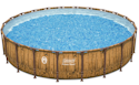 Coleman Power Steel 22ft Round Metal Frame Above Ground Pool Set for $598 + free shipping