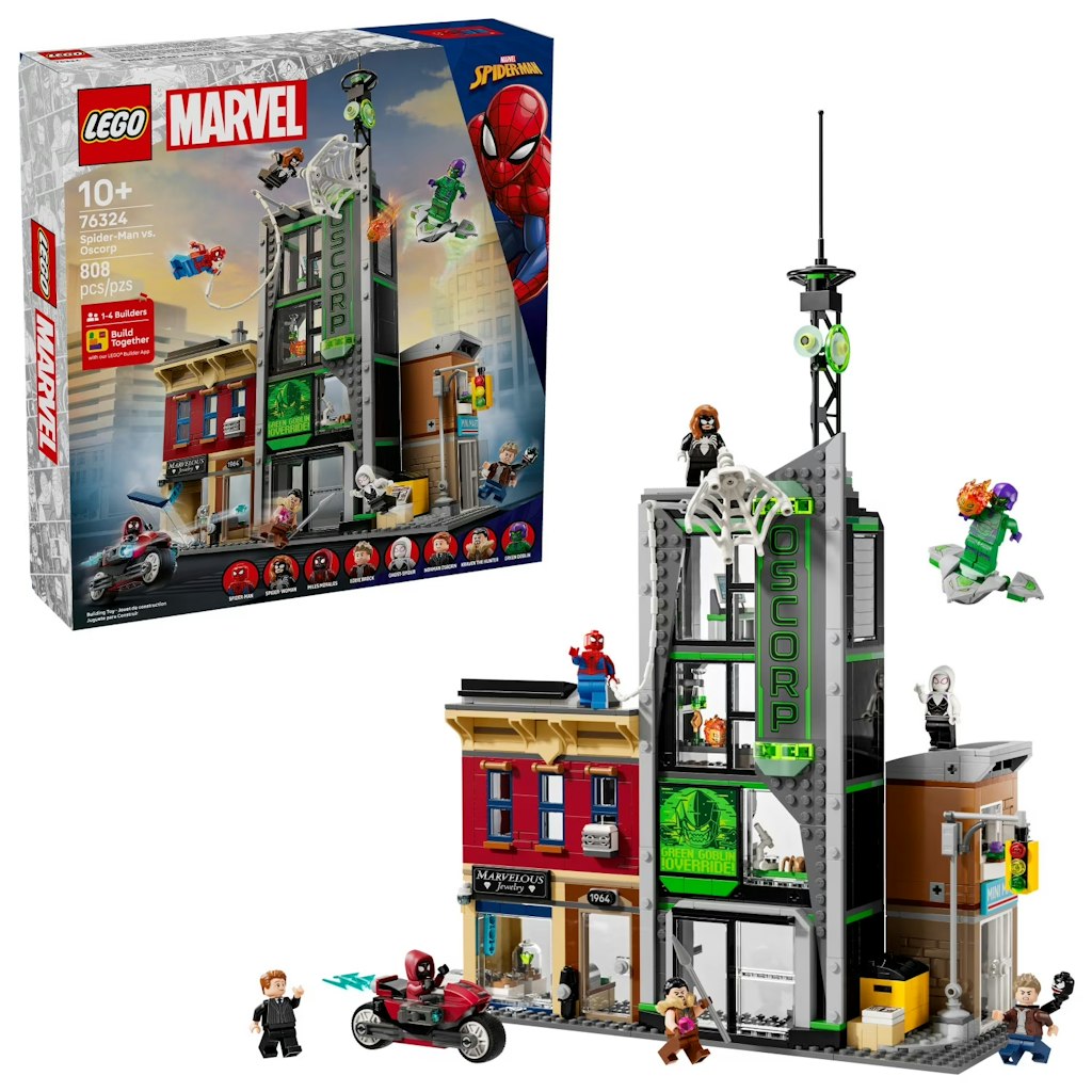 LEGO Marvel Spider-Man vs. Oscorp Building Toy: $95 LEGO Marvel Spider-Man vs. Oscorp Building Toy: $95