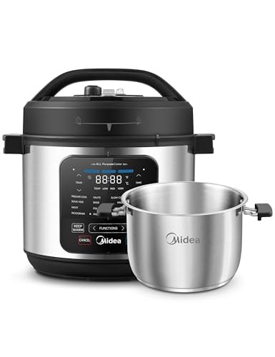 Midea 6-Quart 10-in-1 Electric Pressure Cooker: $119 w/ Prime Midea 6-Quart 10-in-1 Electric Pressure Cooker: $119 w/ Prime