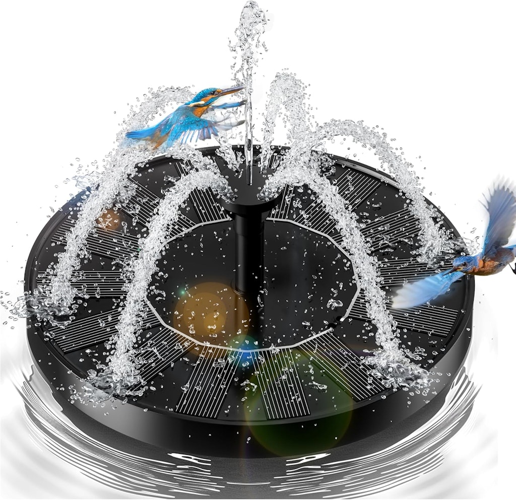 Ovibird 2.5W Solar Bird Bath Fountains: $9 w/ Prime