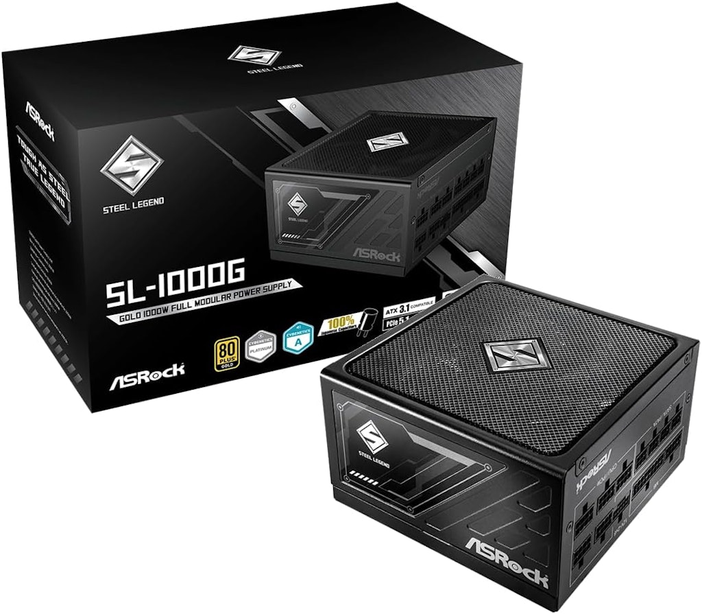 ASRock Steel Legend SL-1000G 1000W Power Supply: $99.99