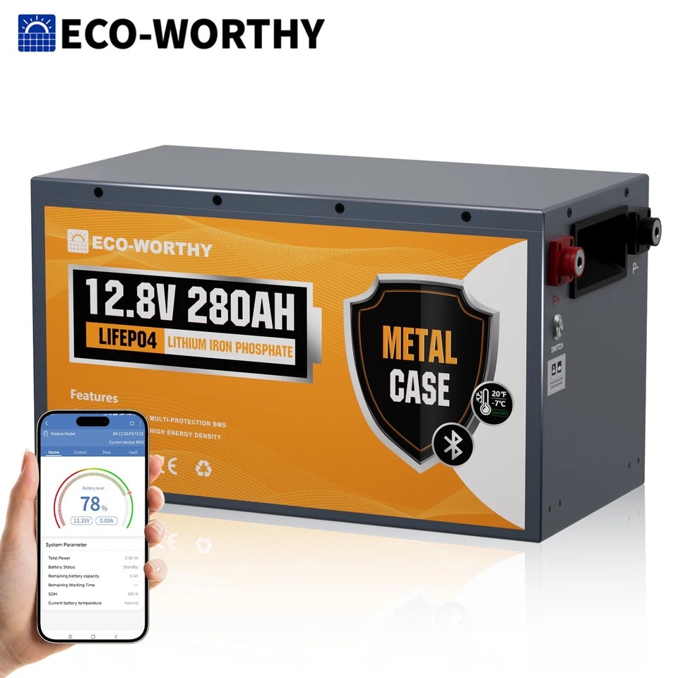 Eco-Worthy Battery Deals at eBay: Extra 20% off Eco-Worthy Battery Deals at eBay: Extra 20% off