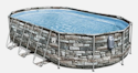 Coleman 20' x 48" Oval Metal Frame Above-Ground Pool for $334 + free shipping